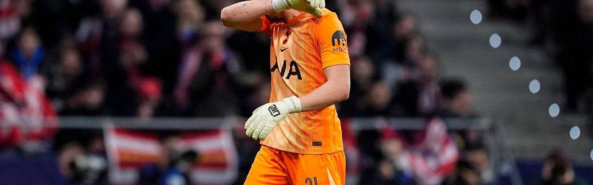 热刺门将遭罕见羞辱：首发仅17分钟被换下，0-3开局崩盘心态几近崩溃